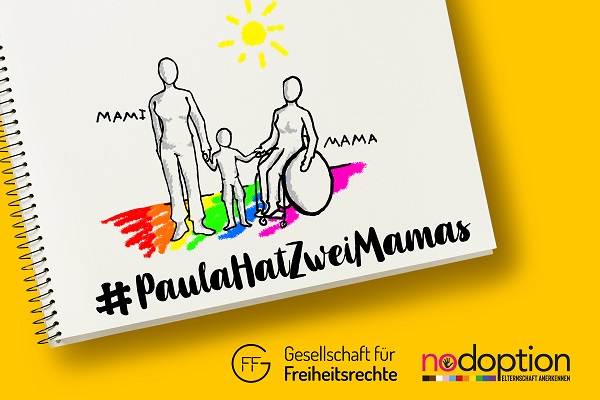 Logo der Kampagne Paula hat 2 Mamas