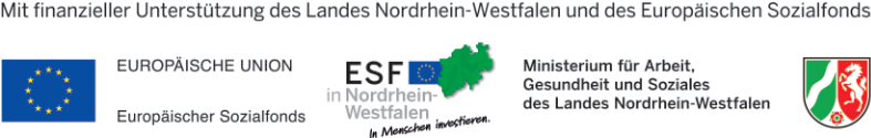 Förderlogo ESF und MAGS NRW