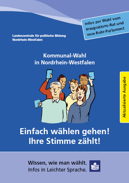 Deckblatt der Broschüre Kommunalwahlen NRW